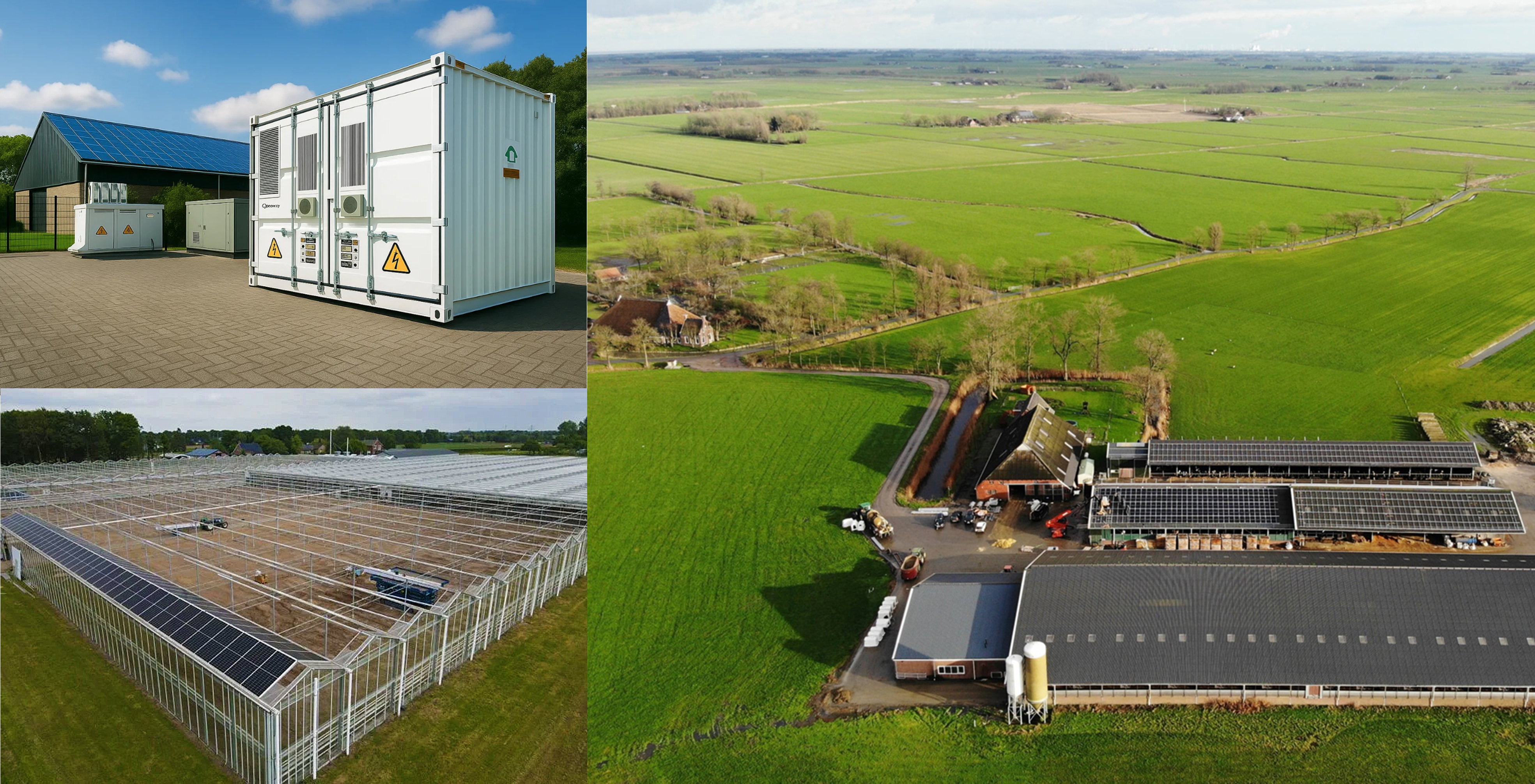 Drie projecten van protium. 